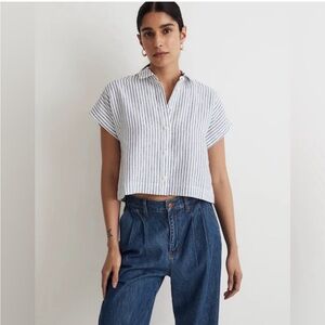 Madewell Linen Crop